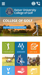 Mobile Screenshot of collegeofgolf.keiseruniversity.edu